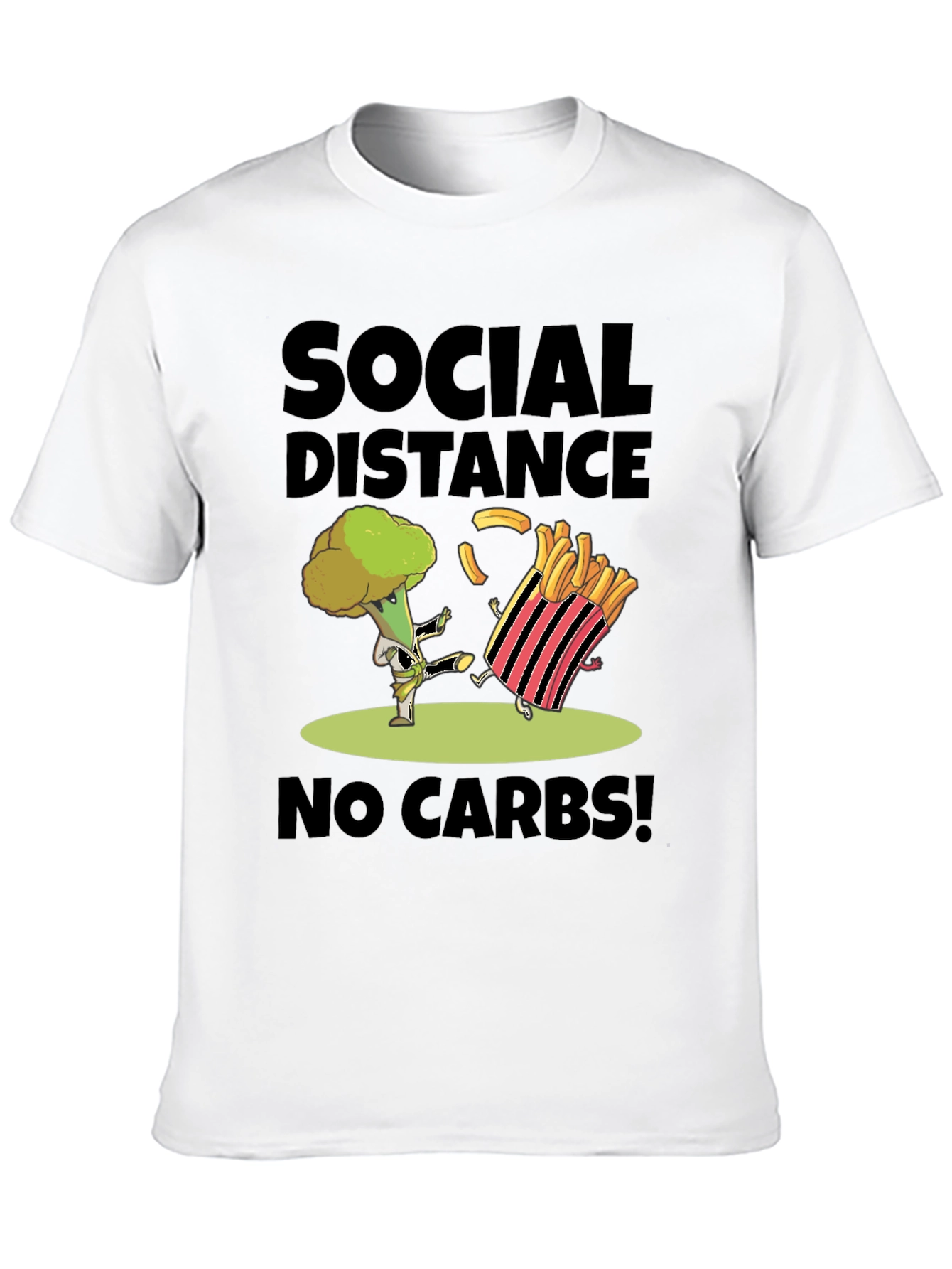 Social Distance No Carbs T-Shirt