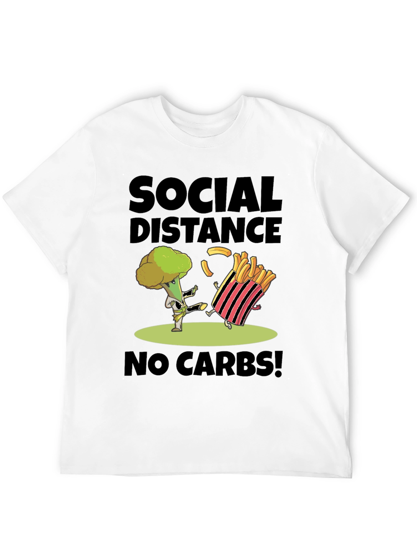Social Distance No Carbs T-Shirt