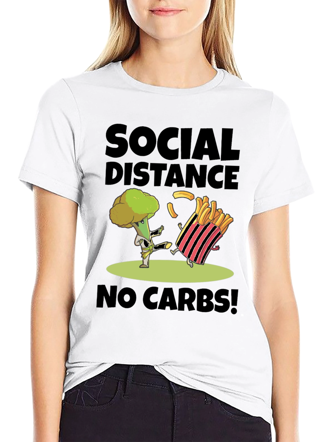 Social Distance No Carbs T-Shirt