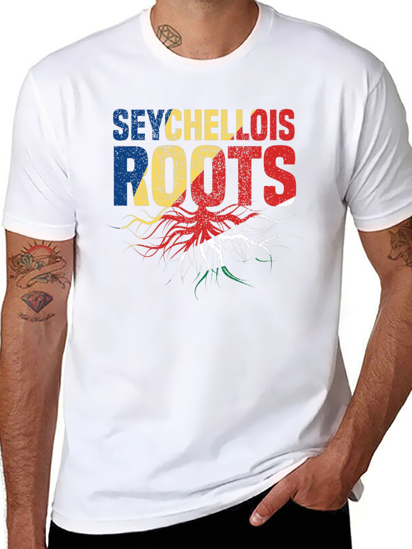 Seychellois Roots Black T-Shirt