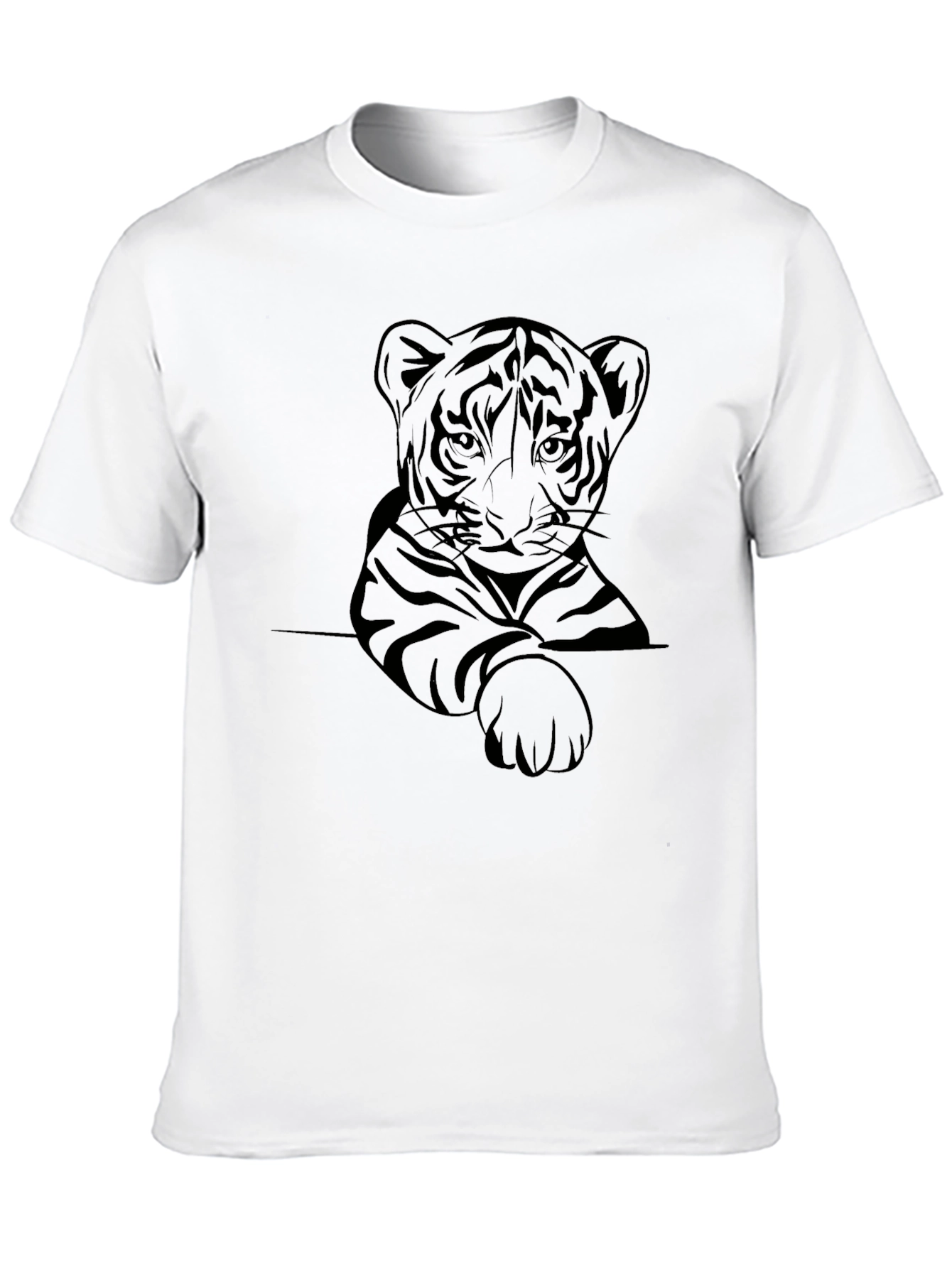 Black Tiger Cub Graphic Tee