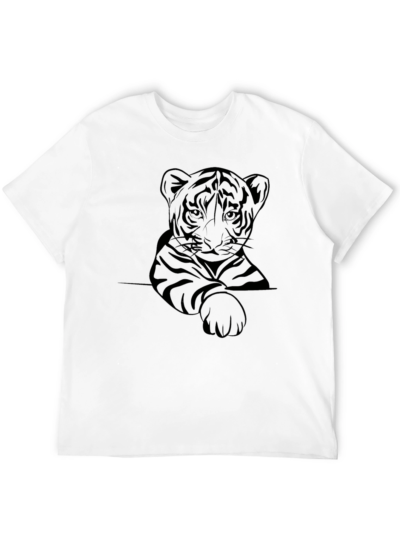 Black Tiger Cub Graphic Tee