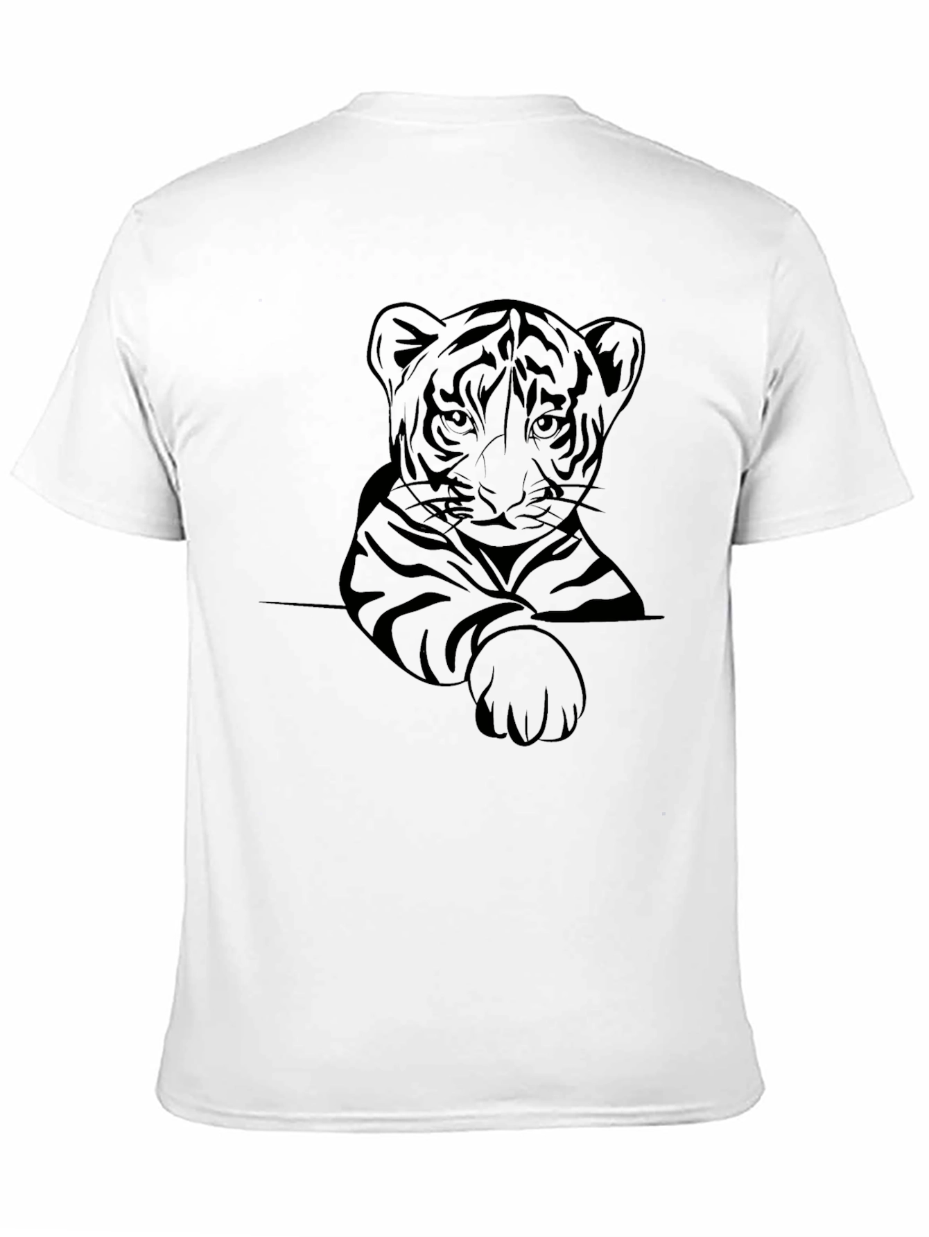 Black Tiger Cub Graphic Tee
