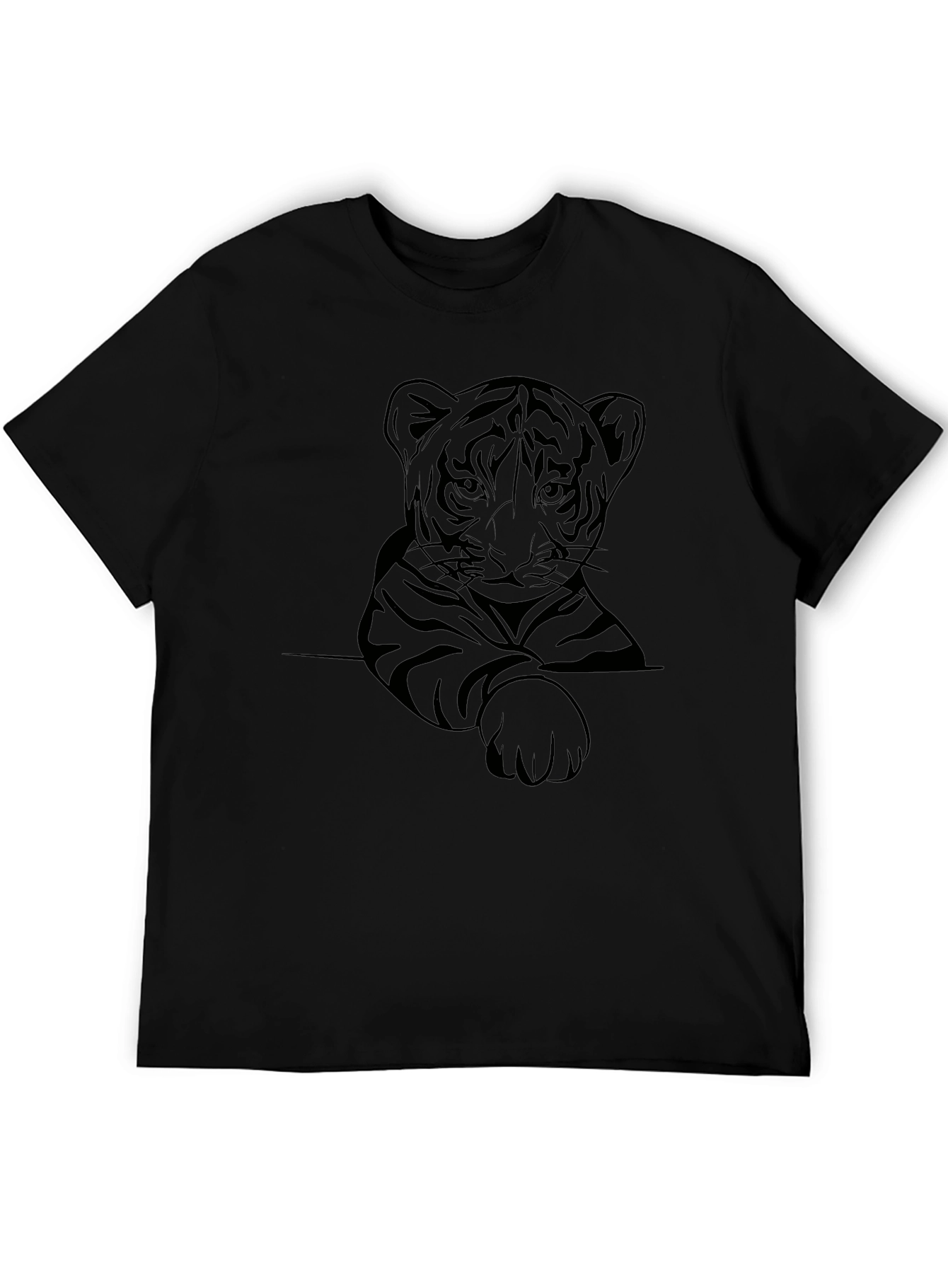 Black Tiger Cub Graphic Tee