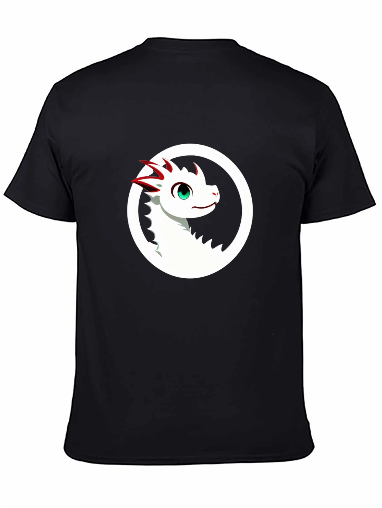 Dragon Graphic Black T-Shirt - Casual Style
