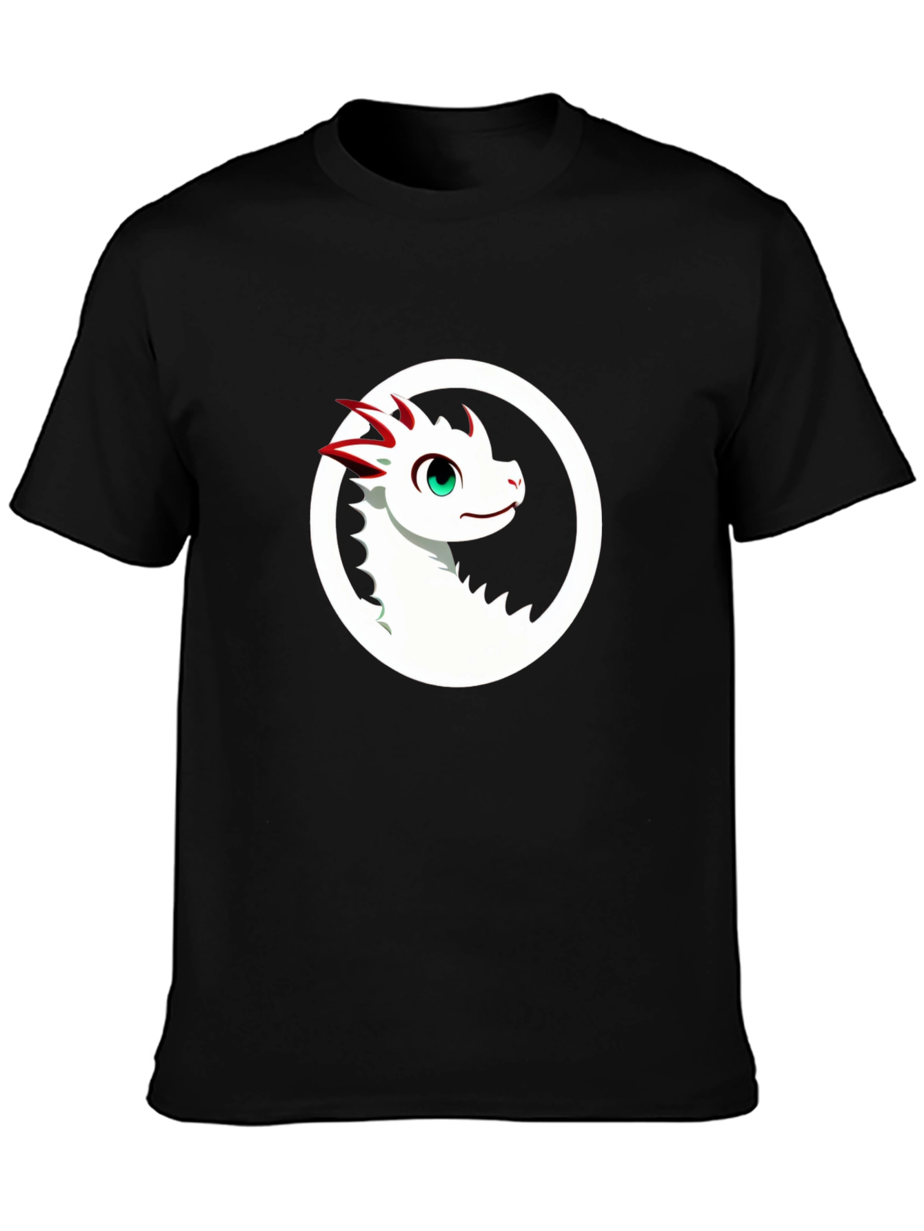 Dragon Graphic Black T-Shirt - Casual Style