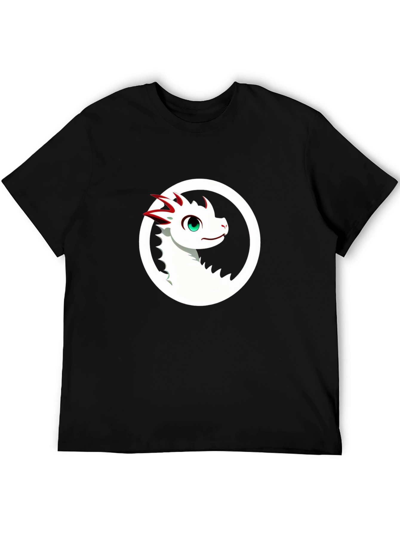 Dragon Graphic Black T-Shirt - Casual Style