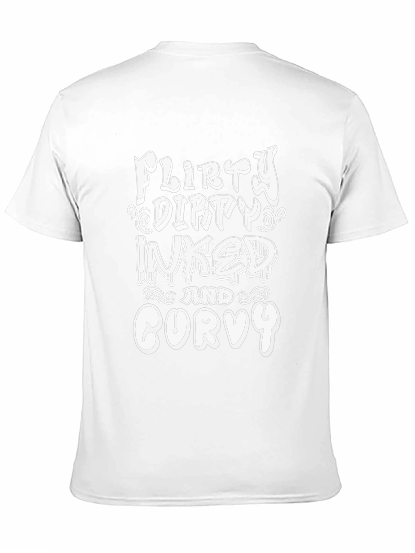 Flirty Dirty Inked & Curvy Graphic Tee