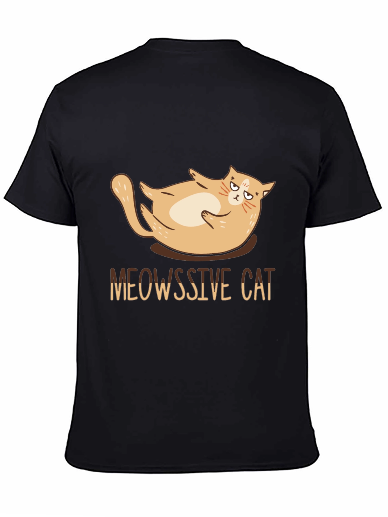 Meowssive Cat T-Shirt - Funny Graphic Tee