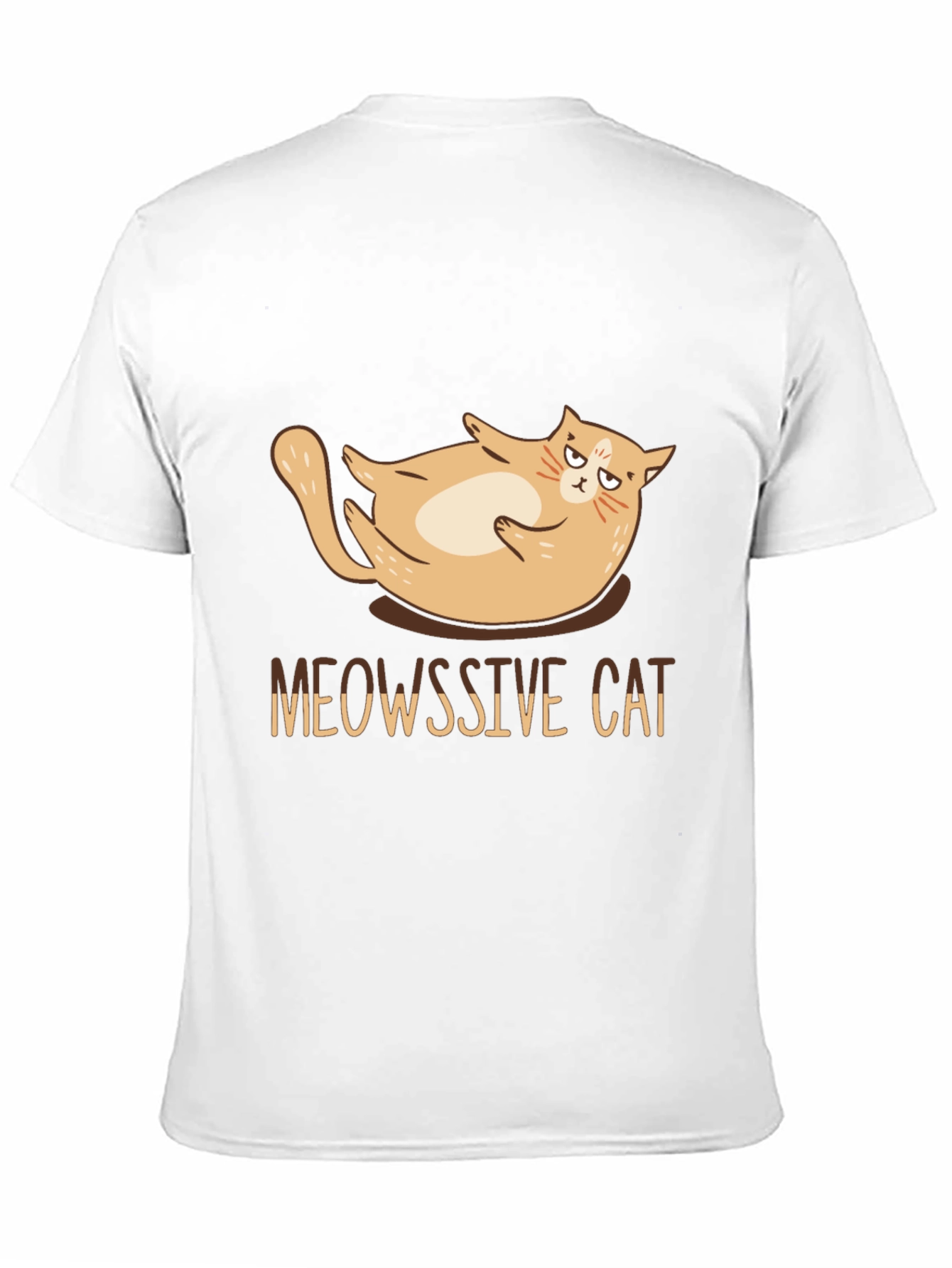 Meowssive Cat T-Shirt - Funny Graphic Tee
