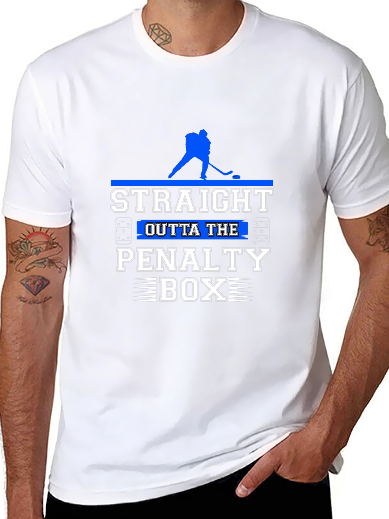 Straight Outta the Penalty Box Hockey T-Shirt