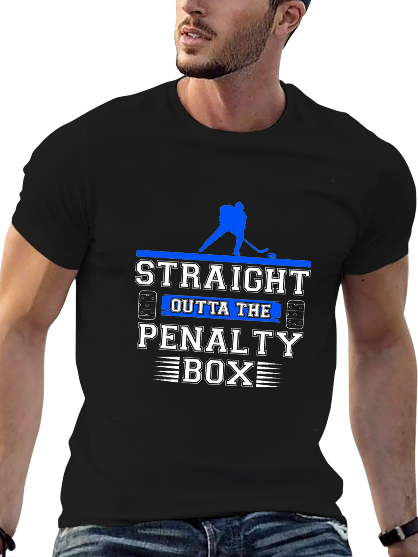 Straight Outta the Penalty Box Hockey T-Shirt
