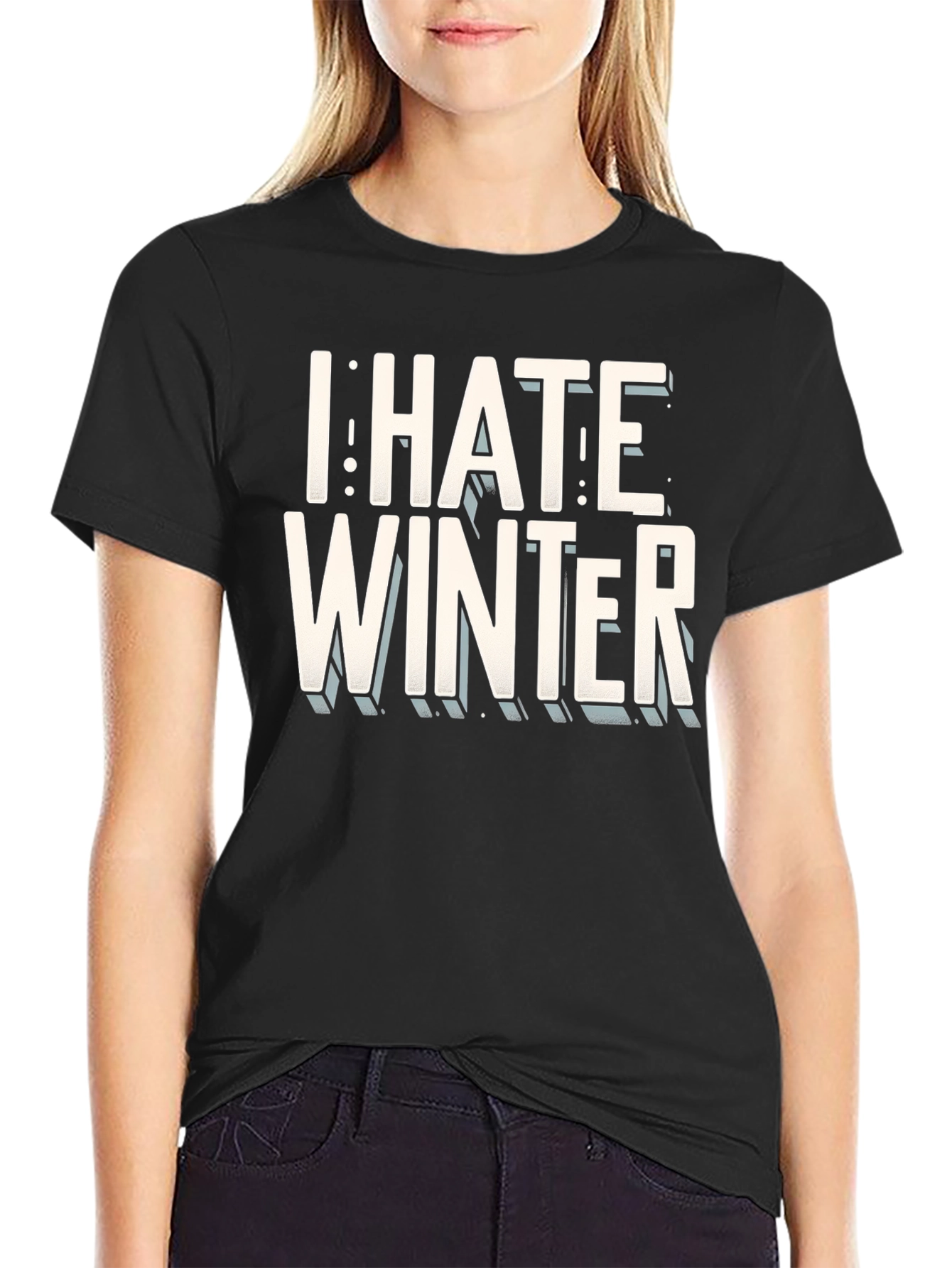 I Hate Winter T-Shirt - Bold Graphic Tee