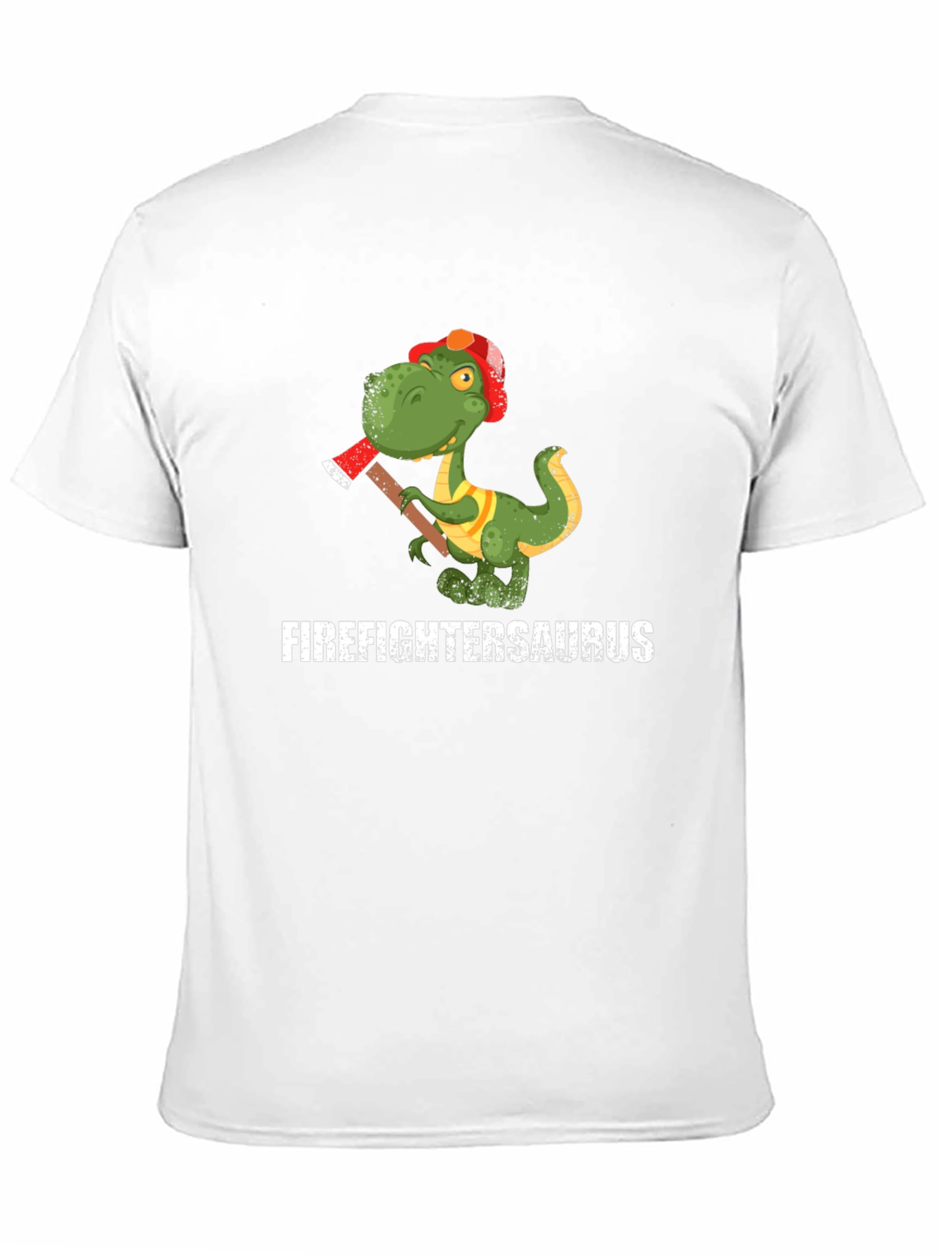 Firefighter Dinosaur T-Shirt - Funny Dino Tee