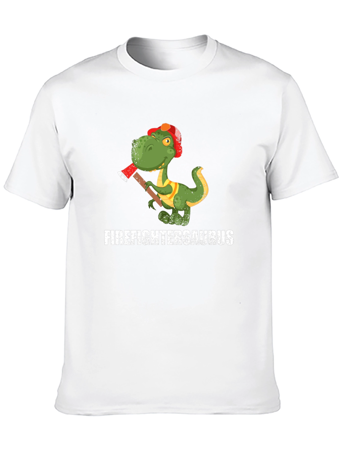 Firefighter Dinosaur T-Shirt - Funny Dino Tee
