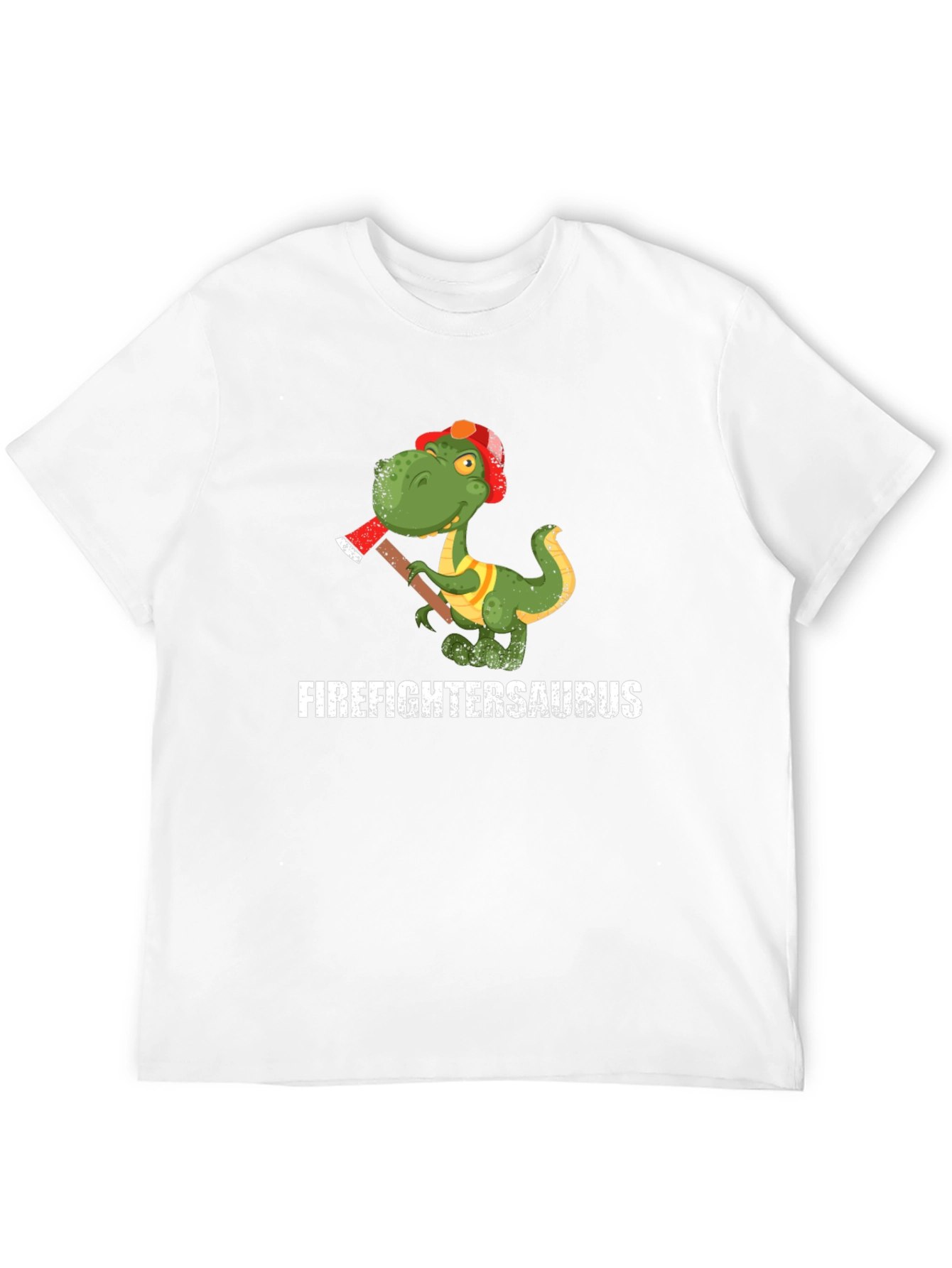 Firefighter Dinosaur T-Shirt - Funny Dino Tee