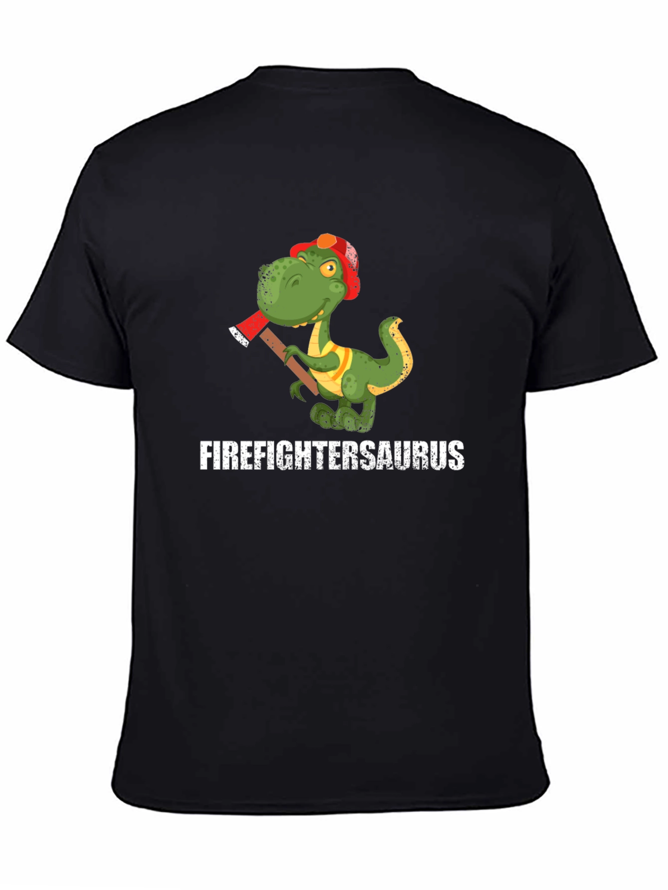 Firefighter Dinosaur T-Shirt - Funny Dino Tee