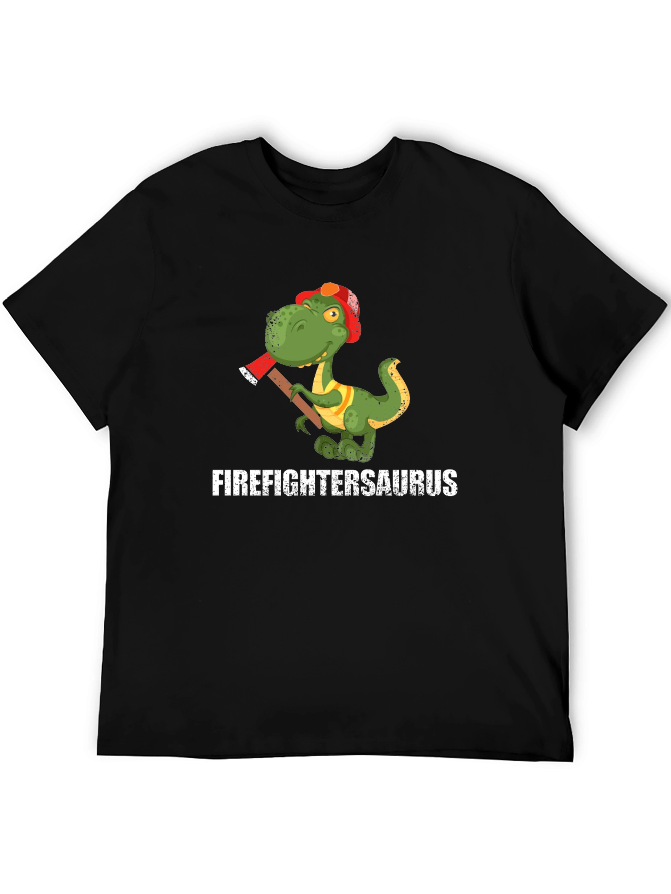 Firefighter Dinosaur T-Shirt - Funny Dino Tee