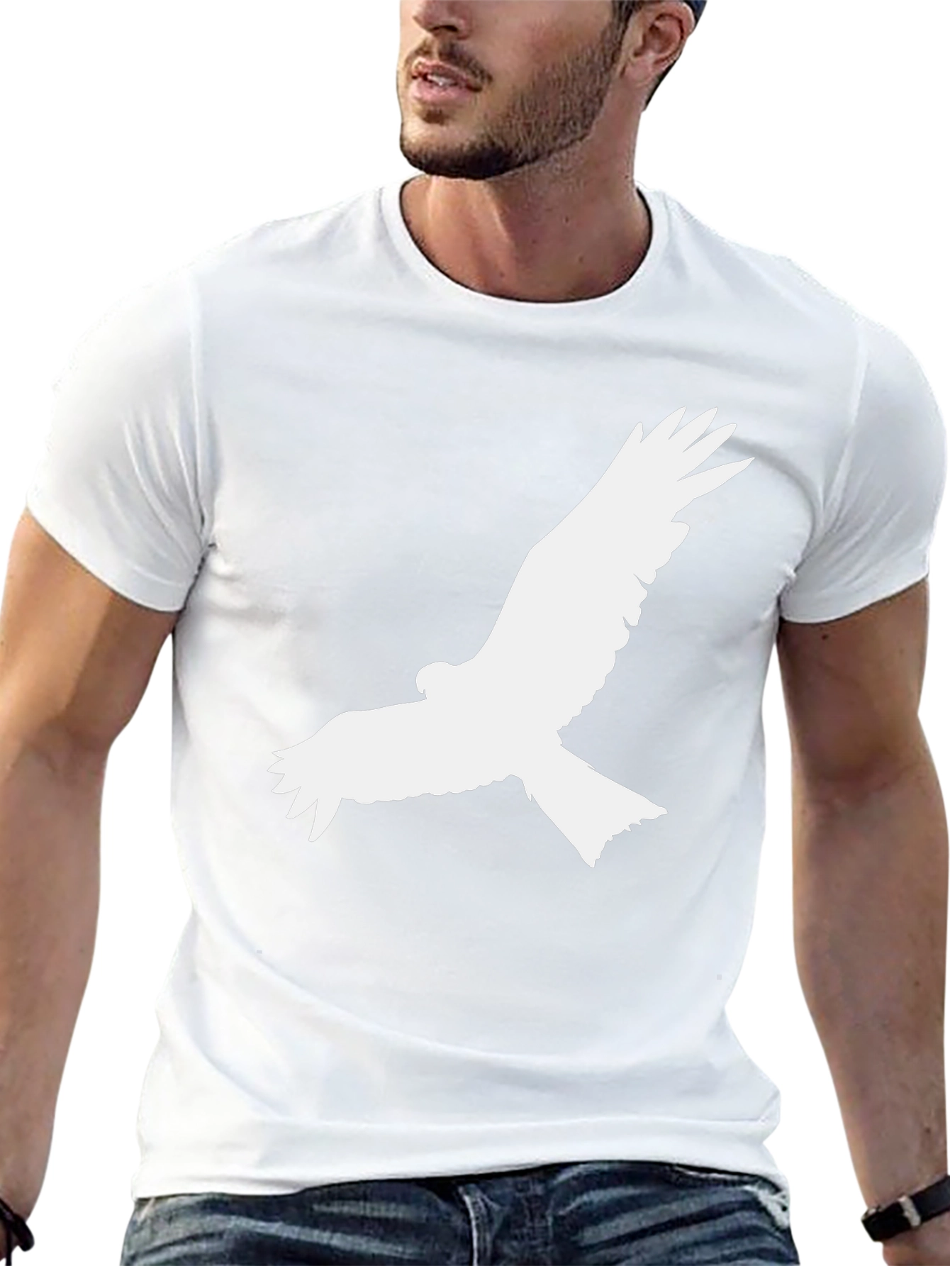 Black Eagle Graphic Tee - Stylish Mens T-Shirt