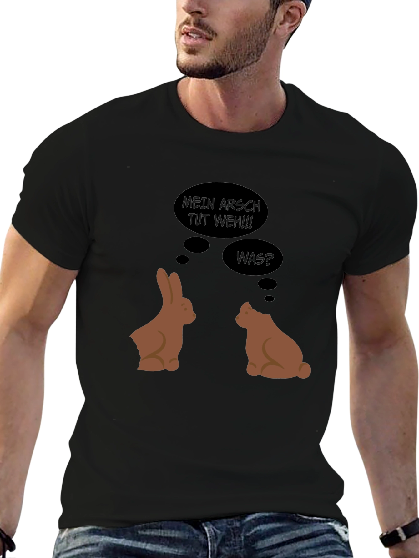 Funny German Chocolate Bunny T-Shirt
