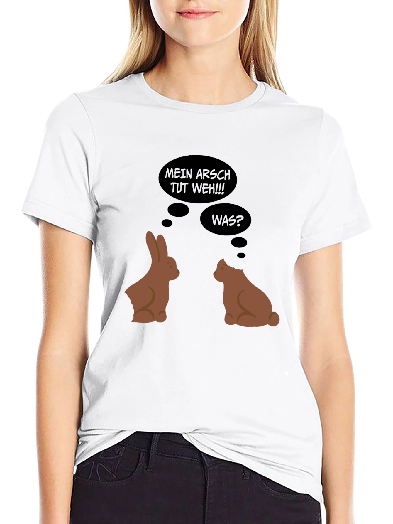 Funny German Chocolate Bunny T-Shirt