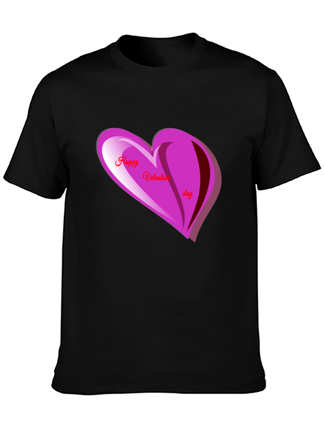 Valentines Day Graphic T-Shirt - Heart Design