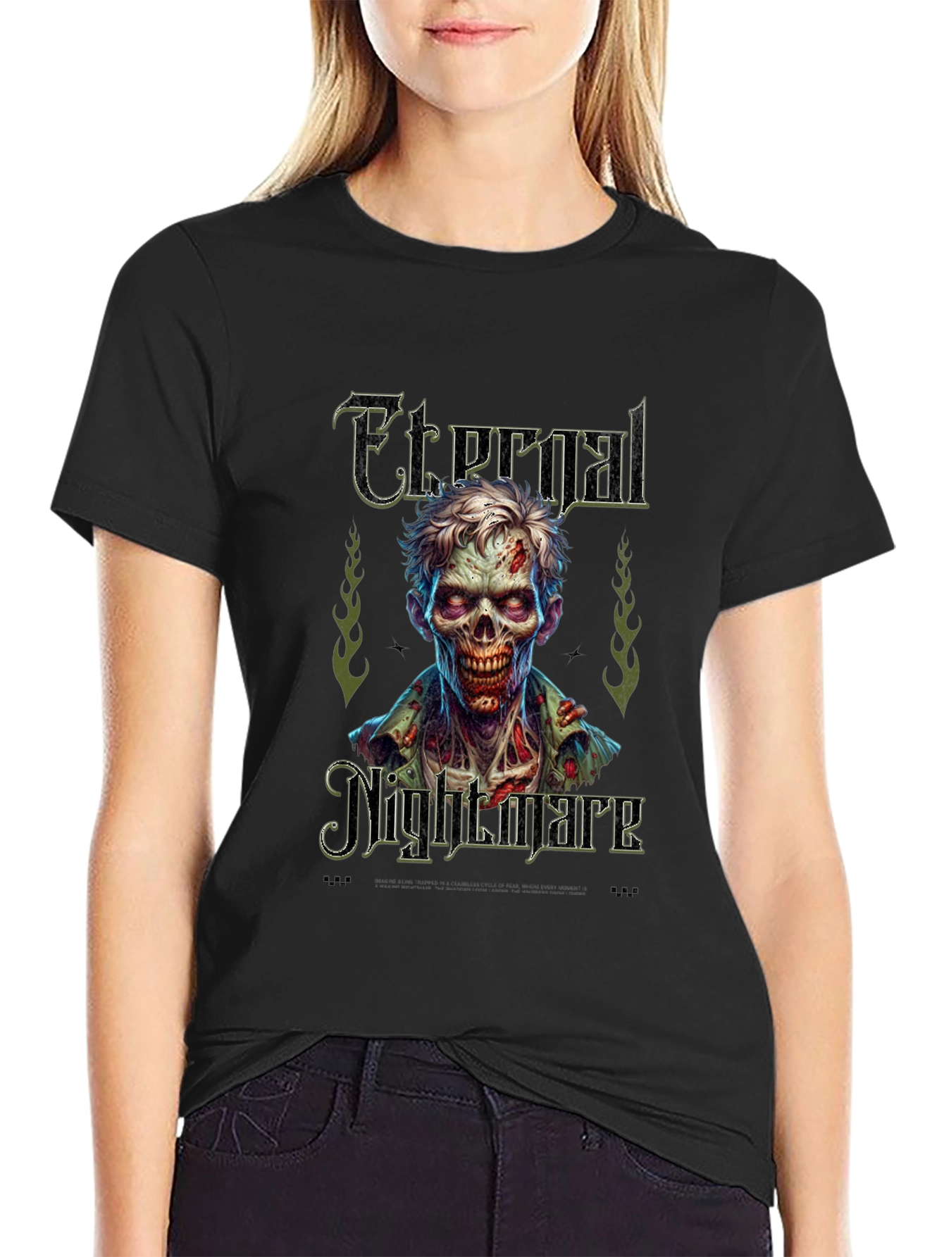 Eternal Nightmare Zombie Graphic T-Shirt