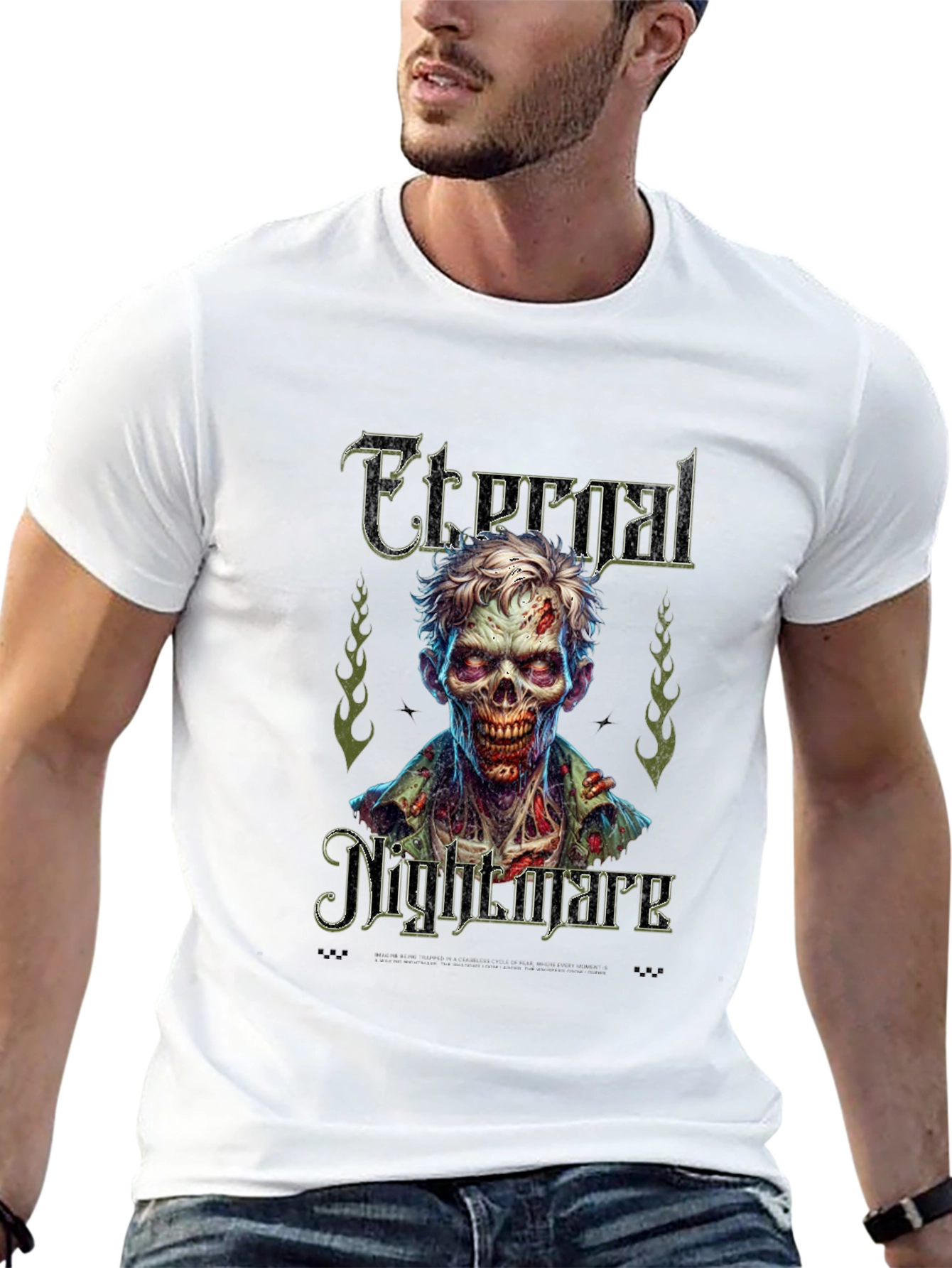 Eternal Nightmare Zombie Graphic T-Shirt