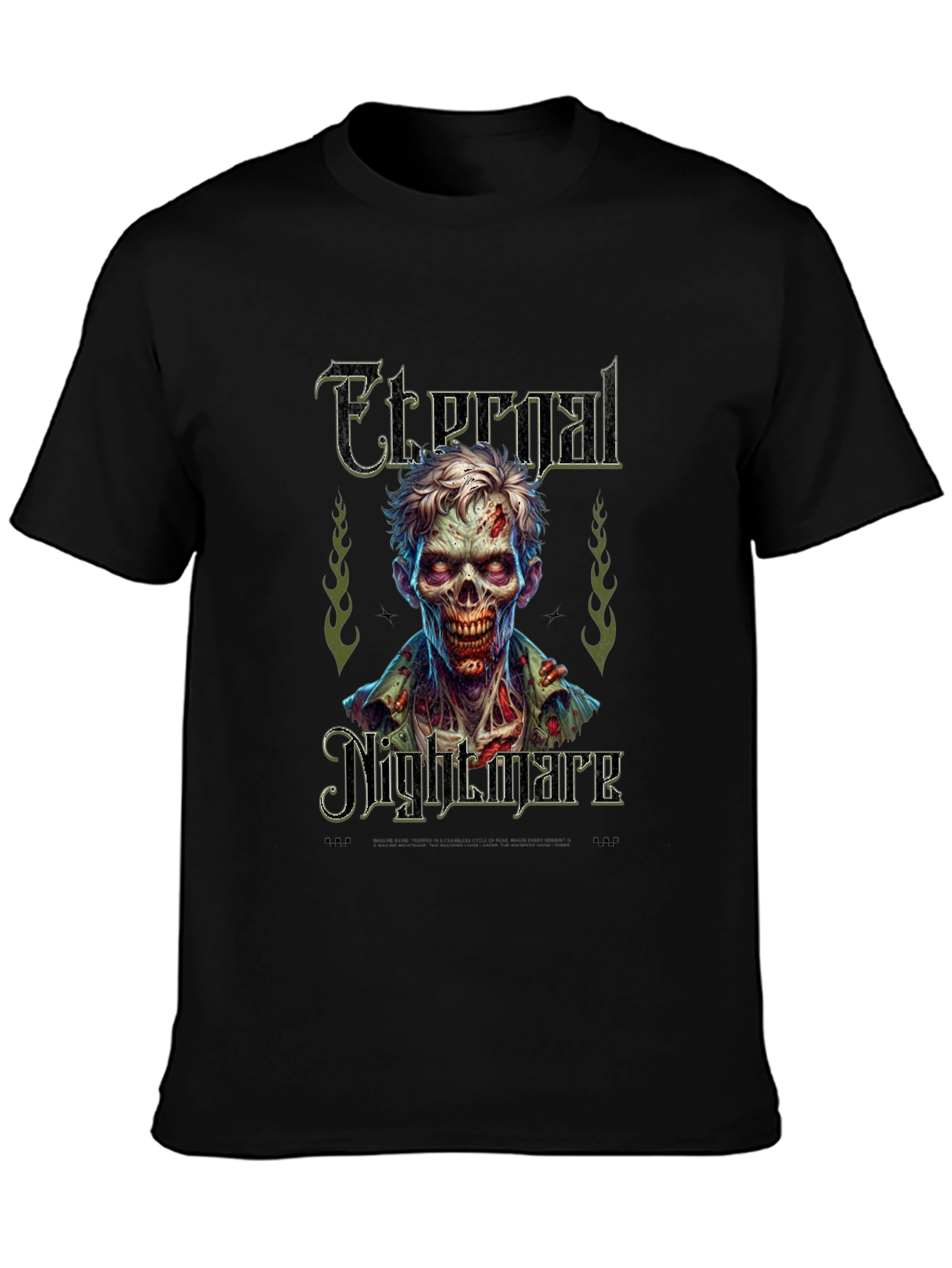 Eternal Nightmare Zombie Graphic T-Shirt