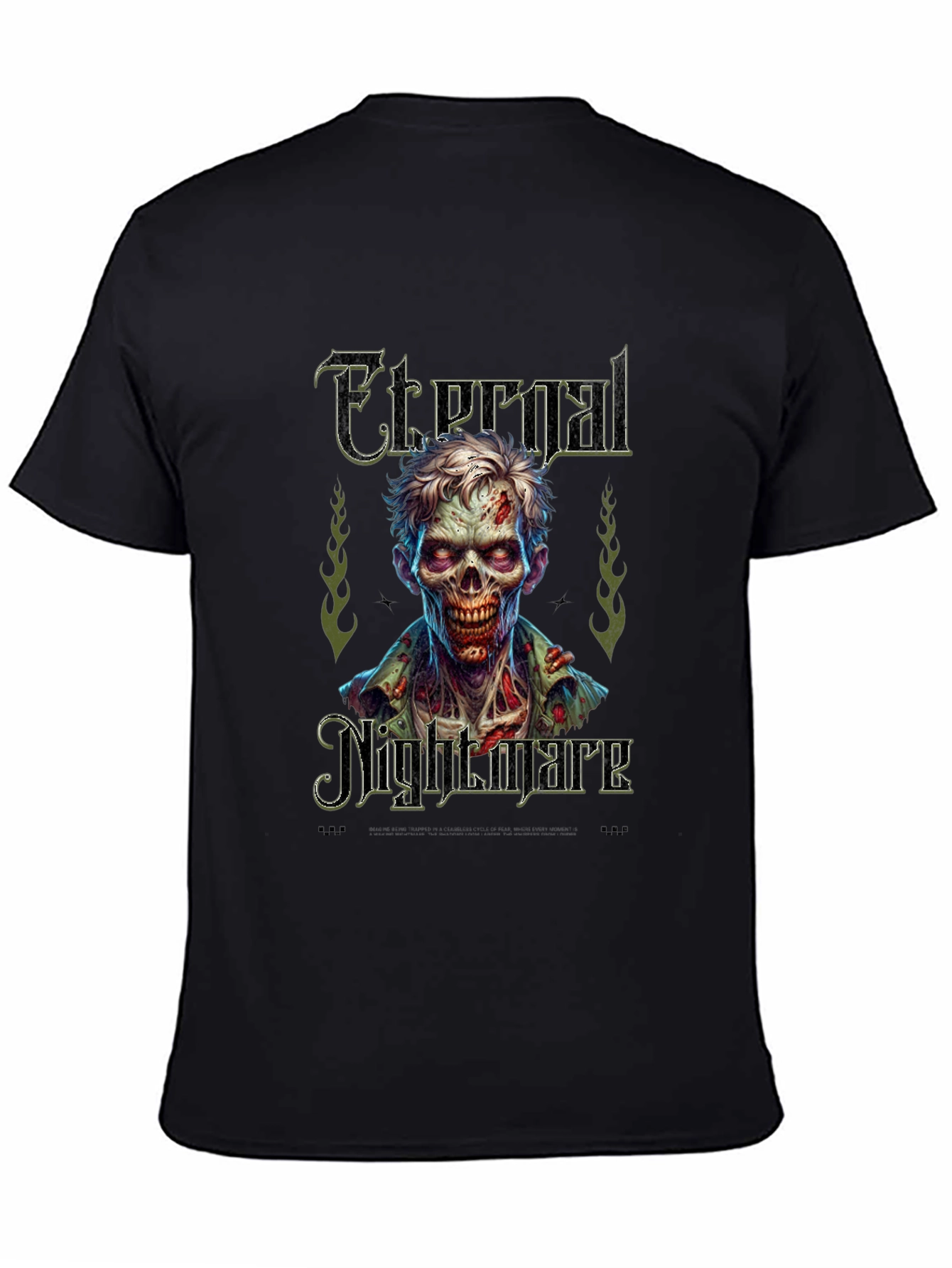 Eternal Nightmare Zombie Graphic T-Shirt