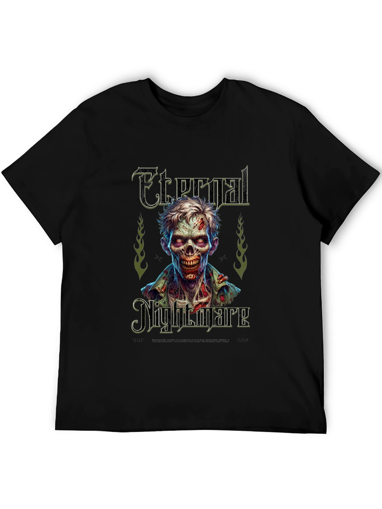 Eternal Nightmare Zombie Graphic T-Shirt