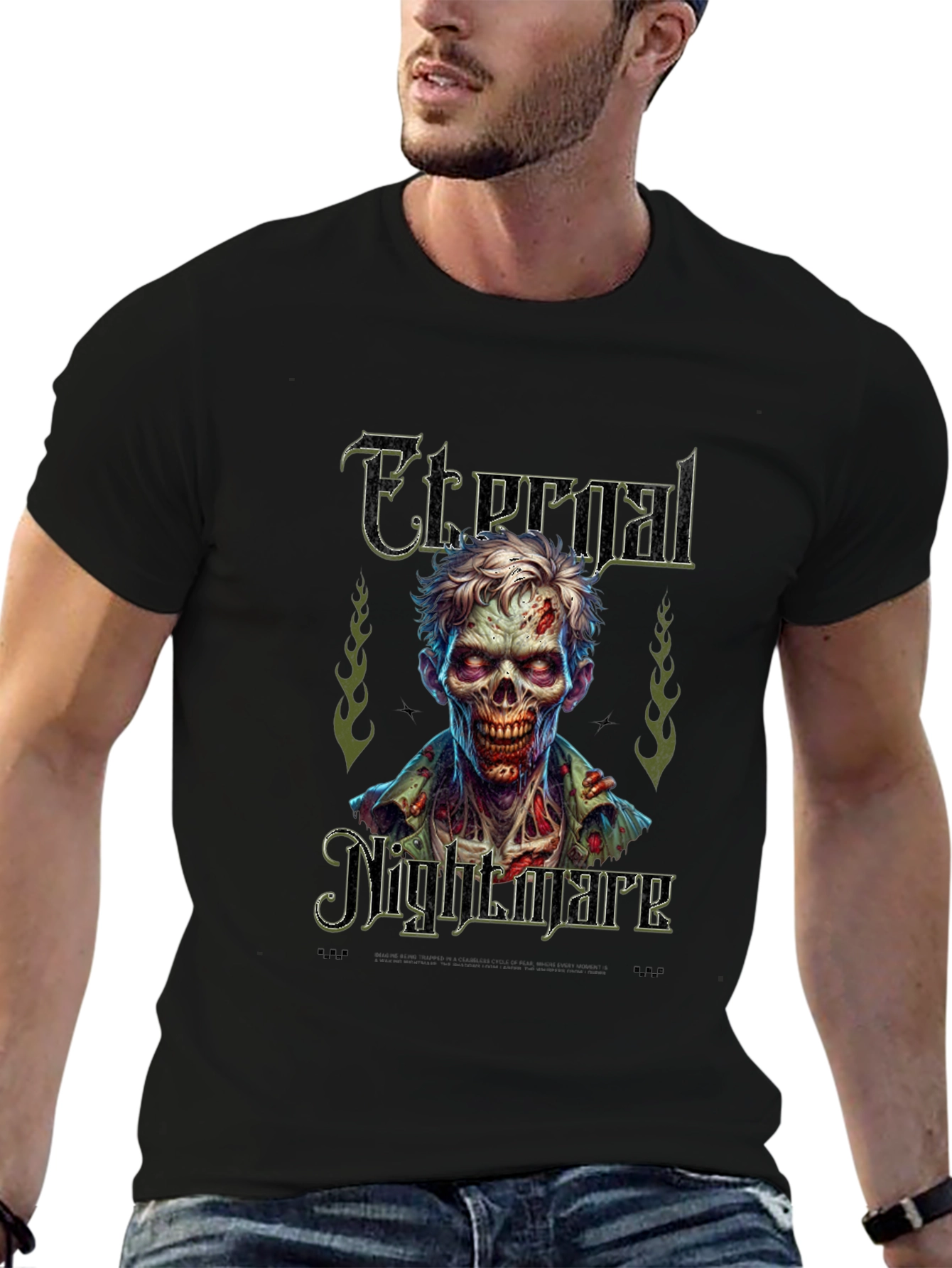 Eternal Nightmare Zombie Graphic T-Shirt