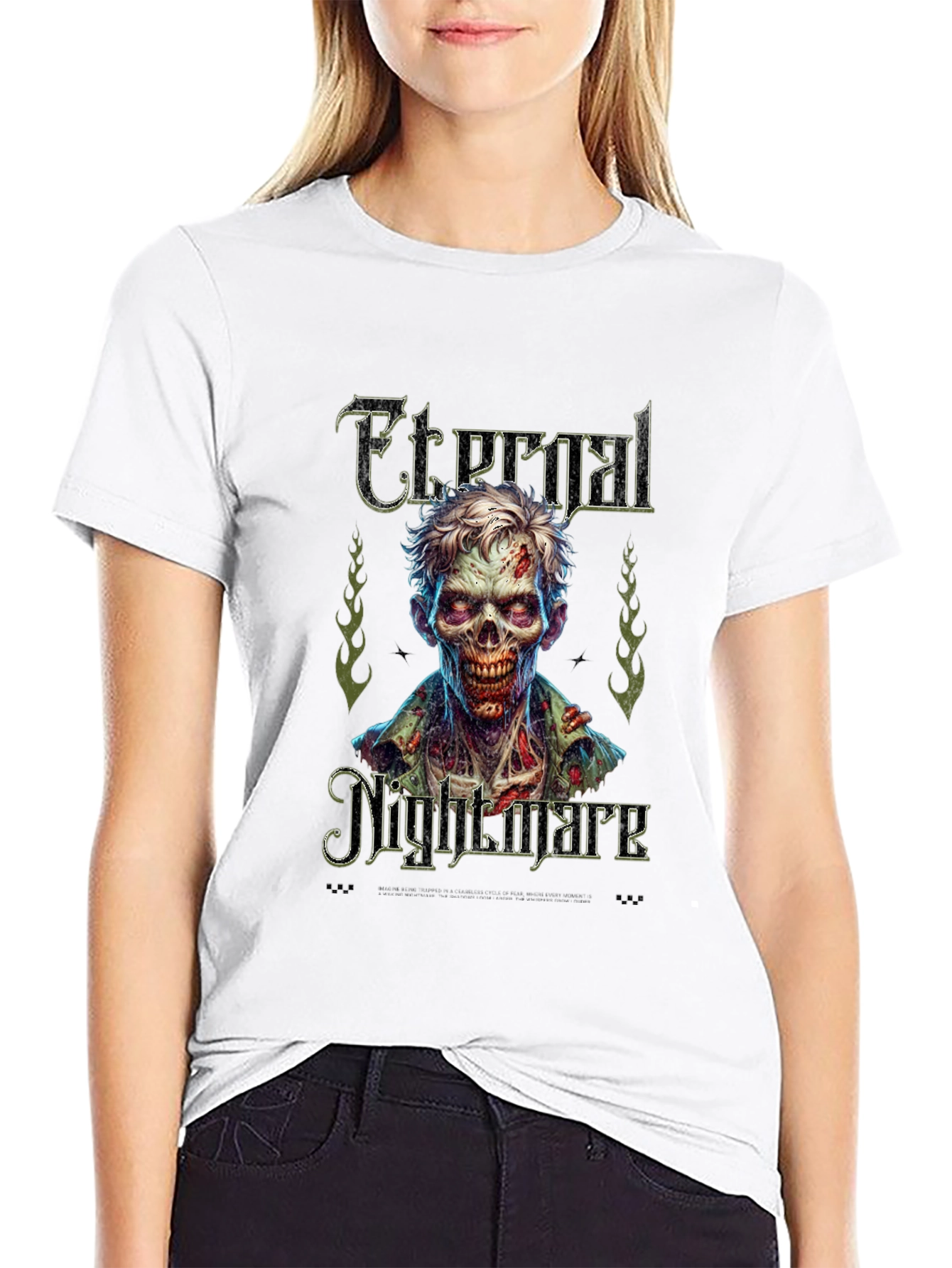 Eternal Nightmare Zombie Graphic T-Shirt