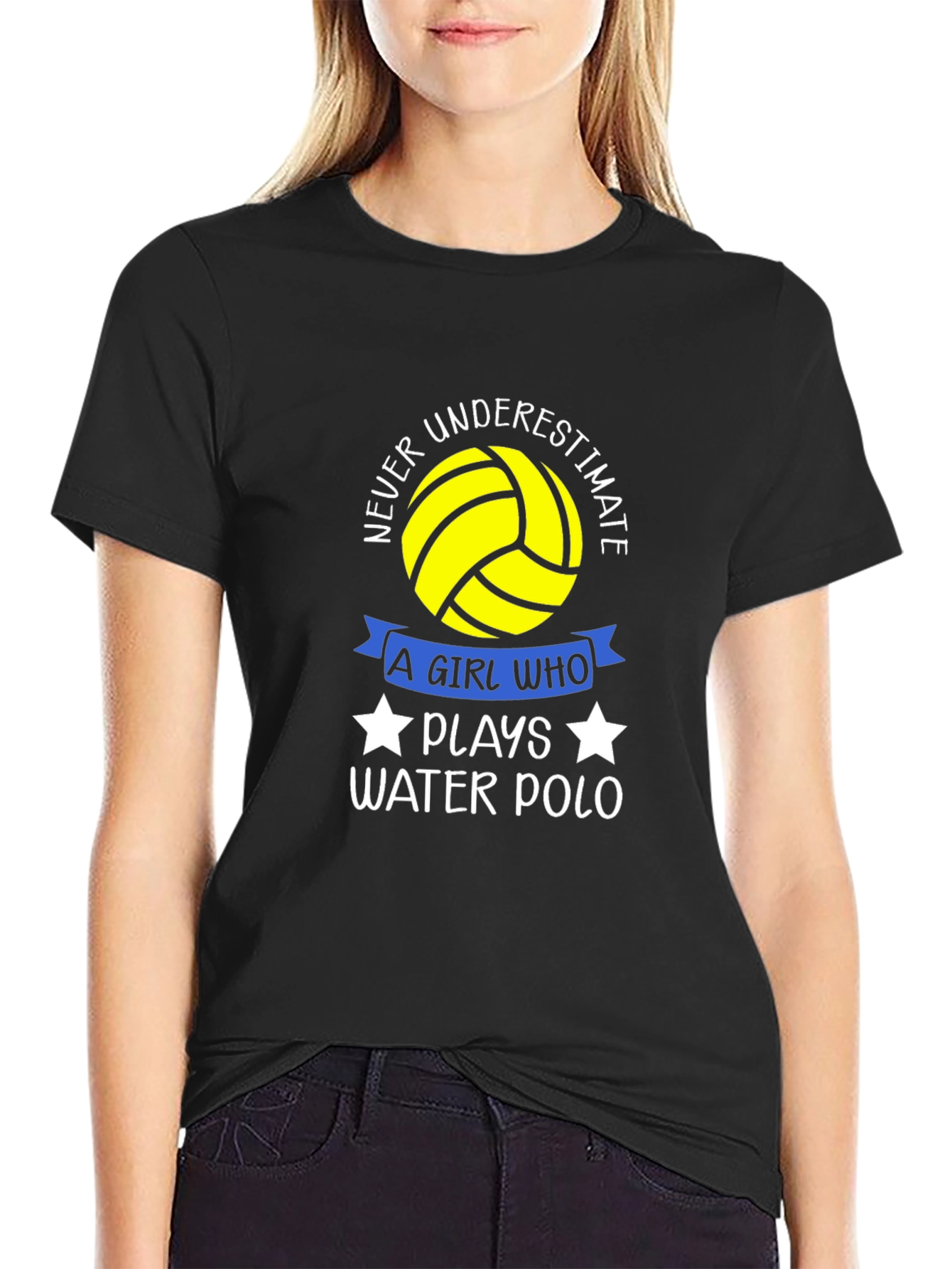 Never Underestimate a Water Polo Girl T-Shirt