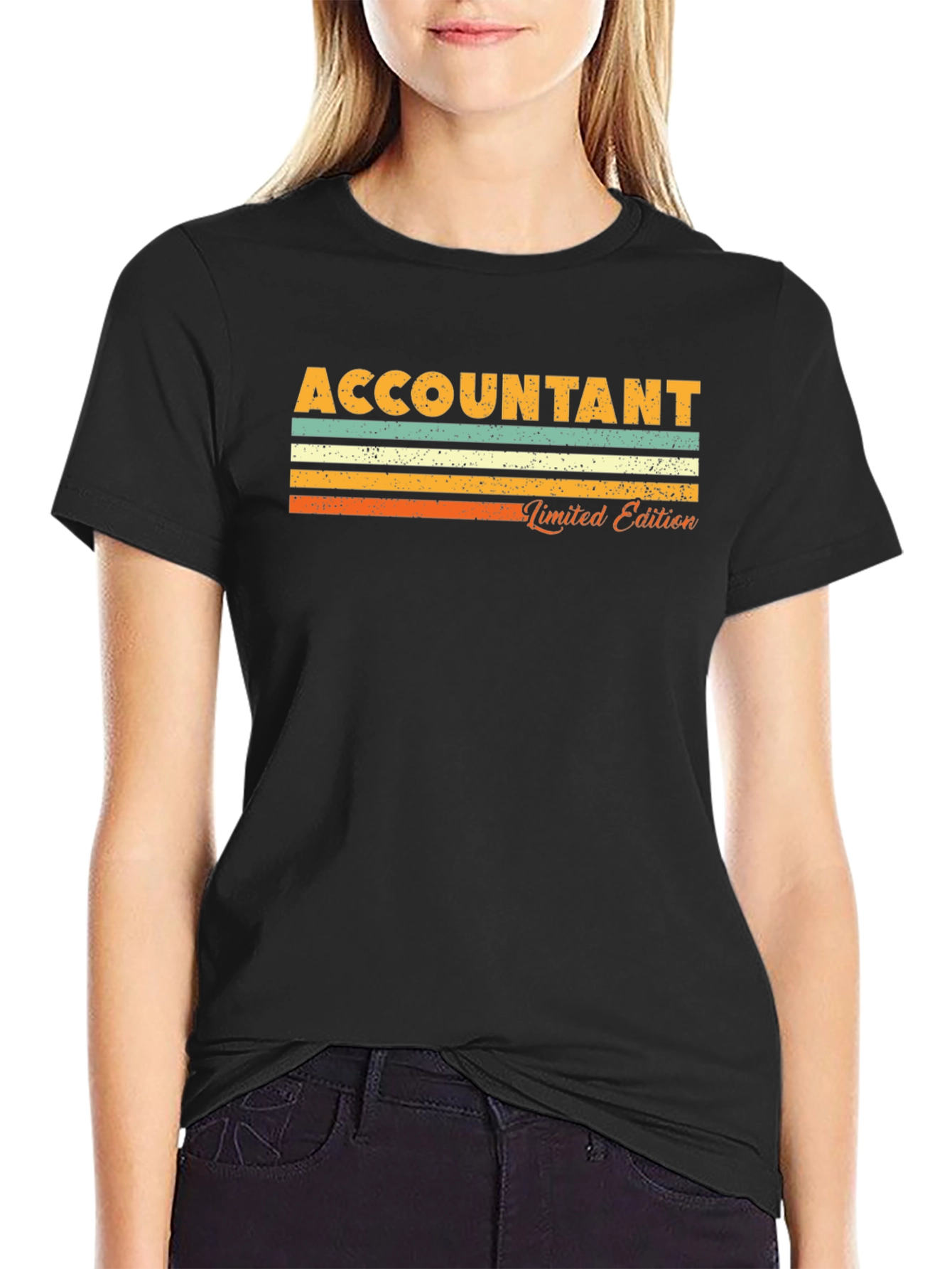 Accountant Limited Edition Retro T-Shirt