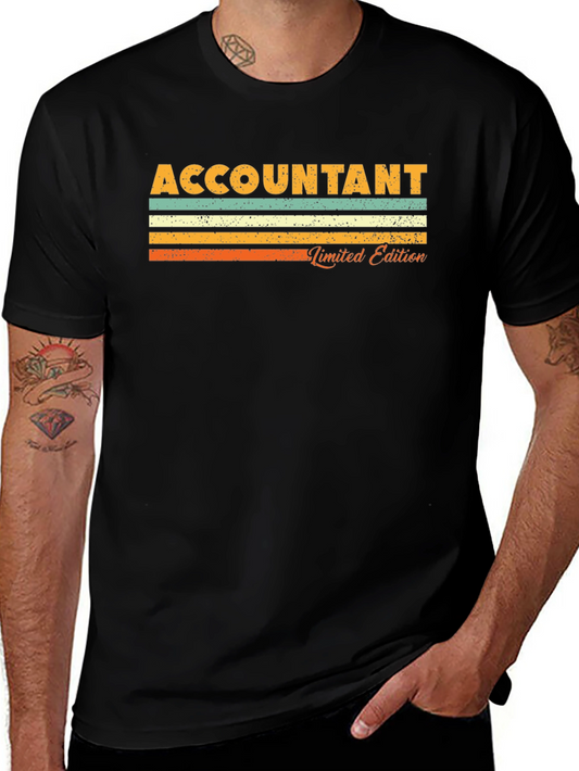 Accountant Limited Edition Retro T-Shirt