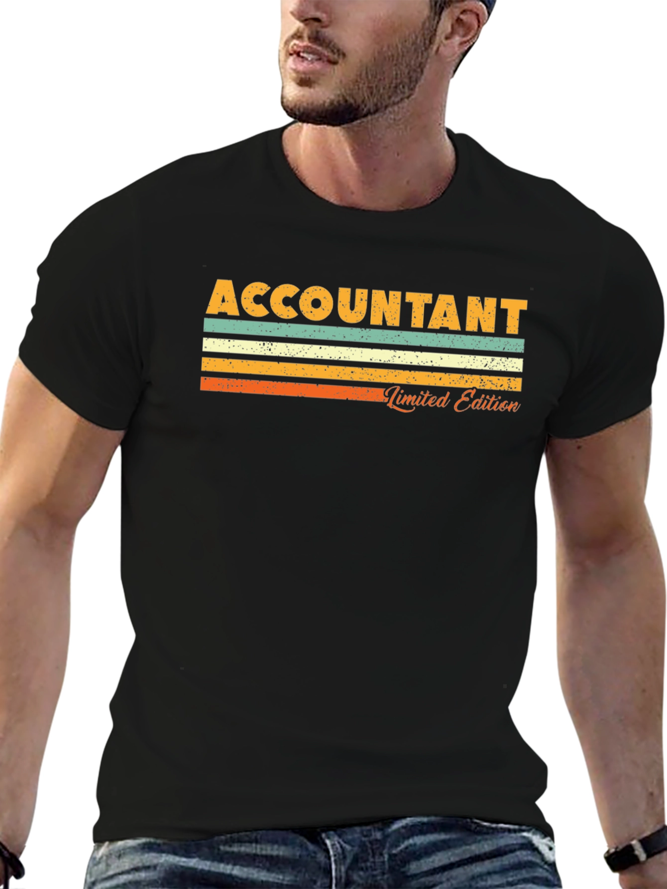Accountant Limited Edition Retro T-Shirt