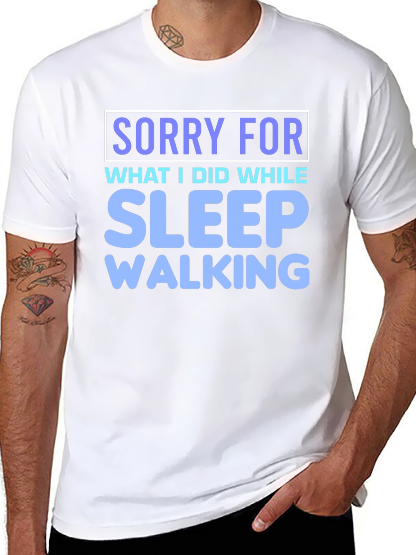 Sleepwalking Apology T-Shirt - Funny Novelty Tee