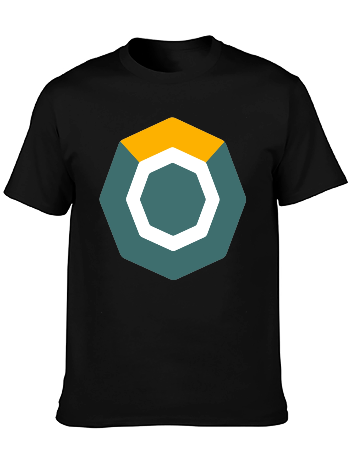 Geometric Graphic Tee - Modern Casual Style