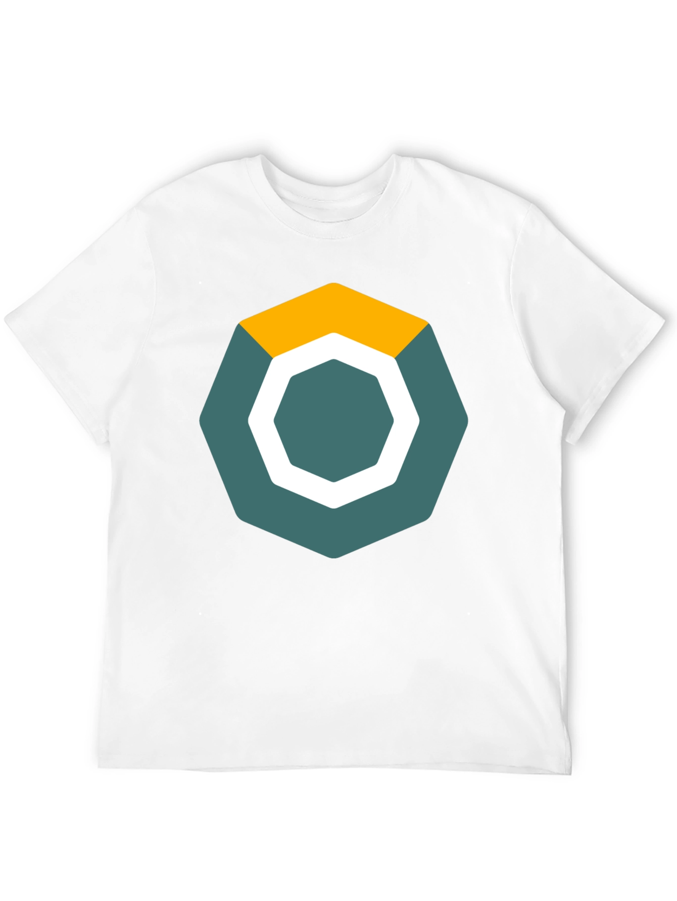 Geometric Graphic Tee - Modern Casual Style