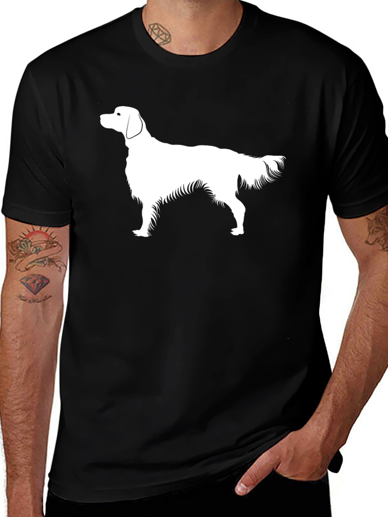 Dog Lovers Black T-Shirt