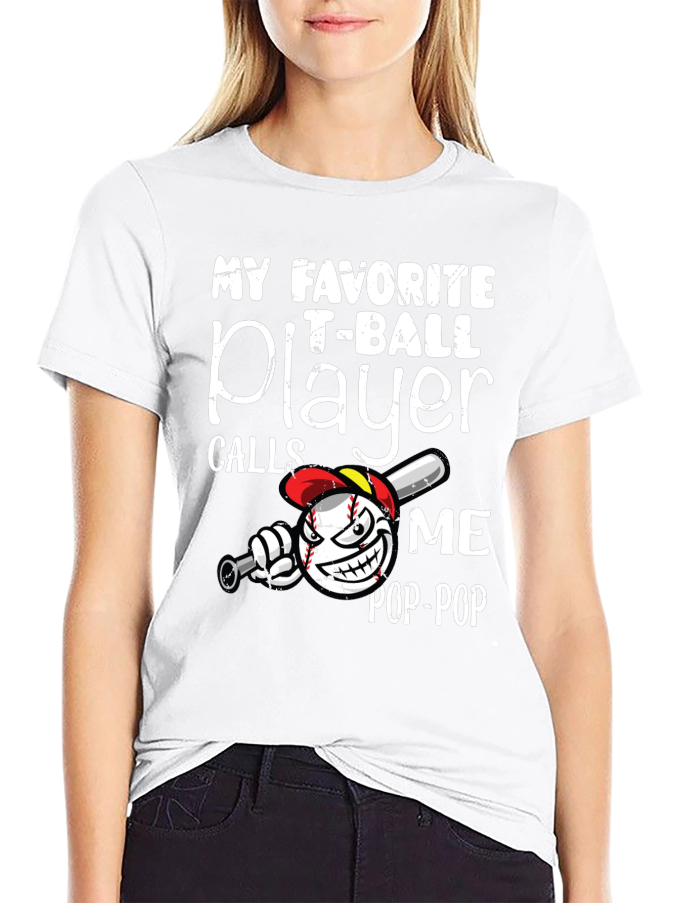 My Favorite T-Ball Player Pop-Pop Graphic Tee