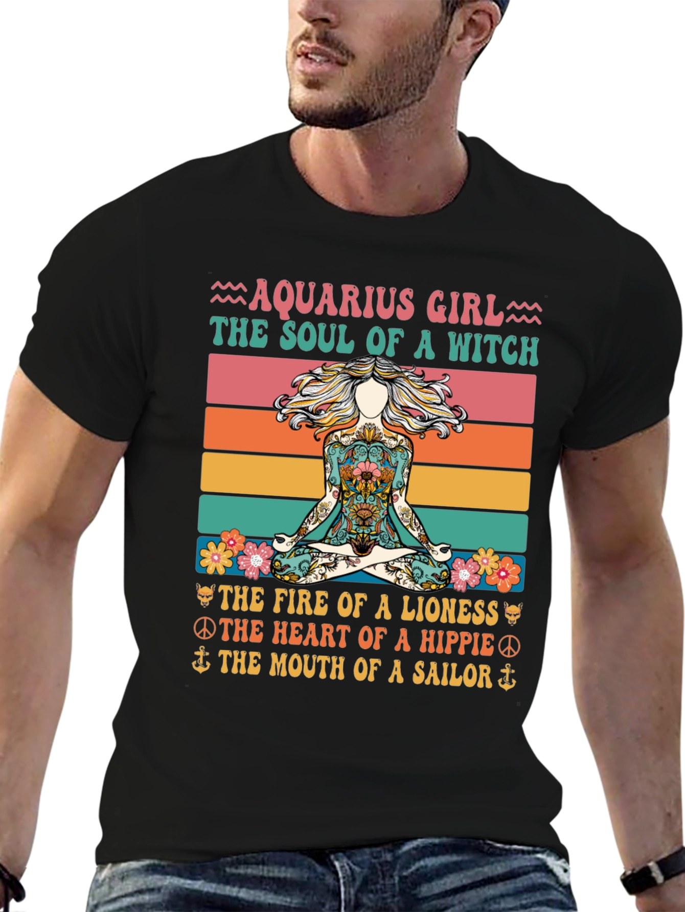 Aquarius Girl Soul of a Witch Graphic Tee