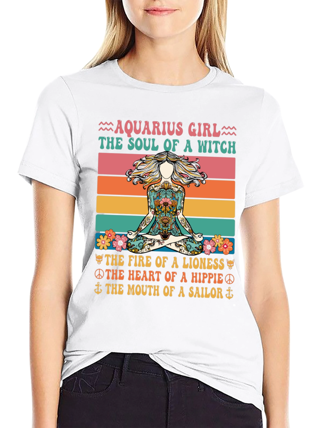 Aquarius Girl Soul of a Witch Graphic Tee