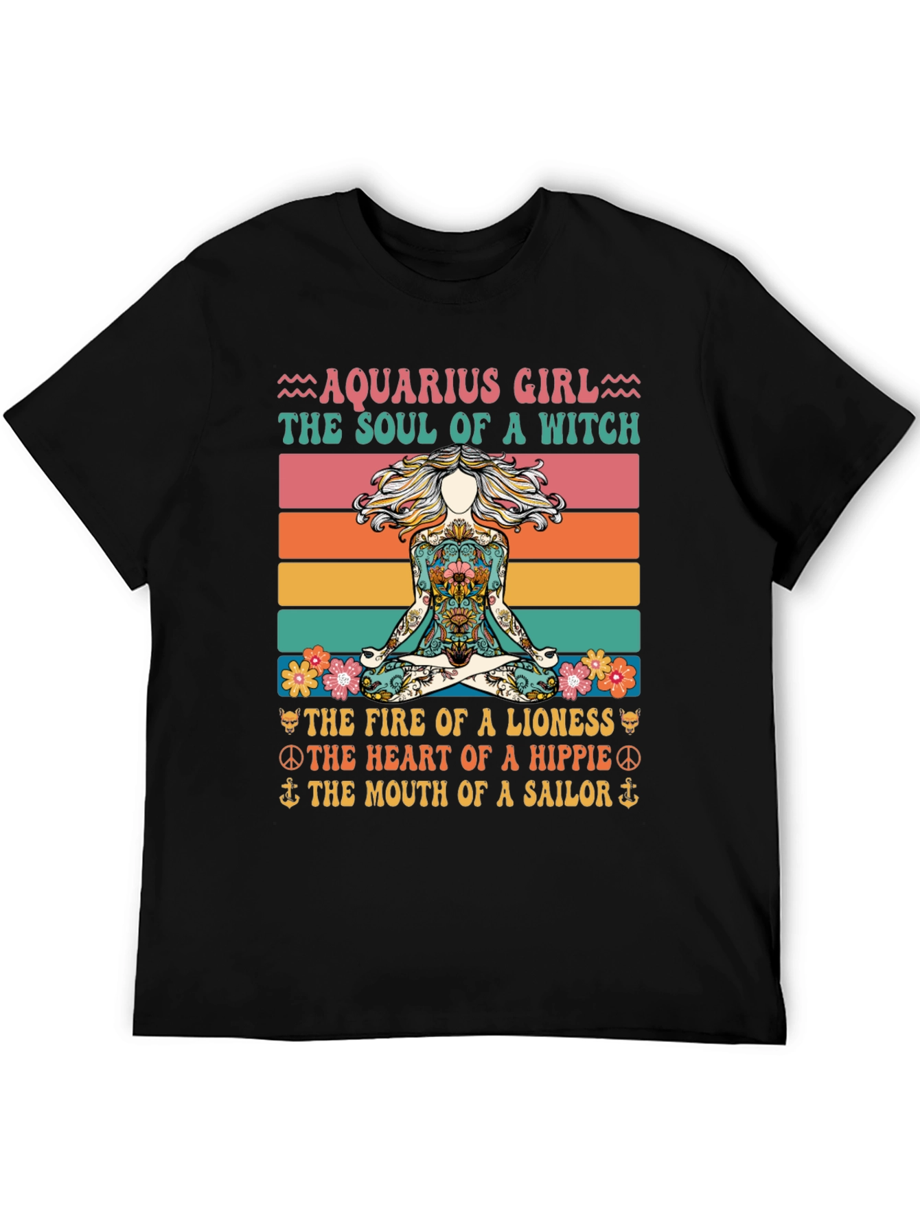 Aquarius Girl Soul of a Witch Graphic Tee