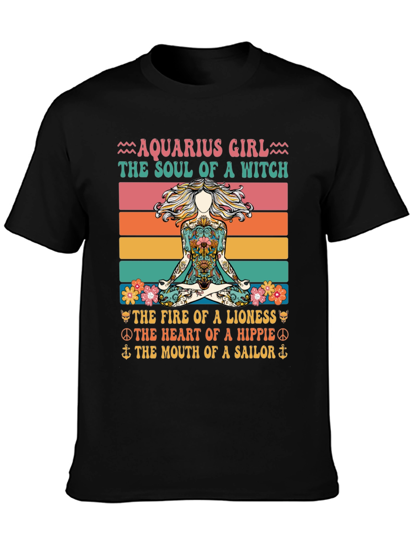 Aquarius Girl Soul of a Witch Graphic Tee