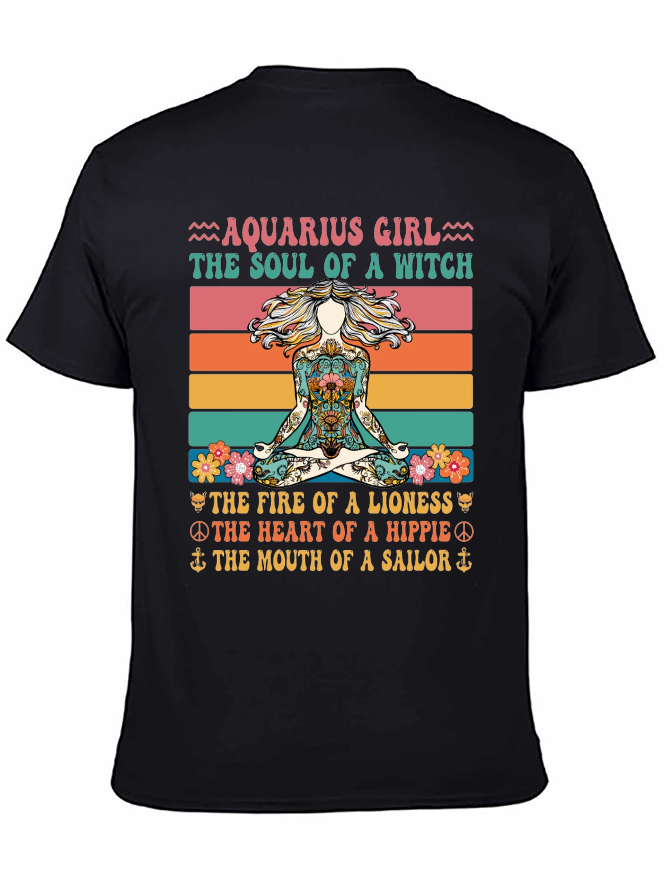 Aquarius Girl Soul of a Witch Graphic Tee