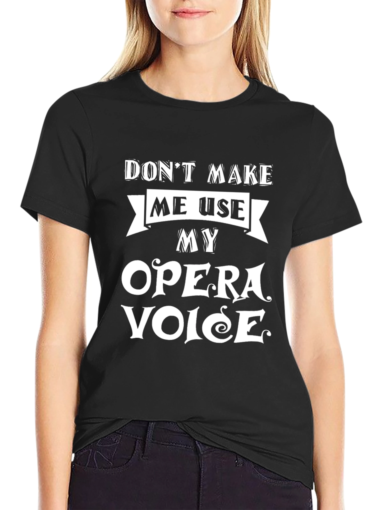 Opera Voice Threat T-Shirt Funny Music Tee