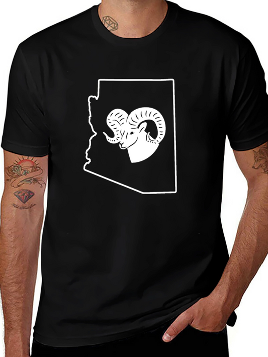 Arizona Ram Graphic T-Shirt - Black