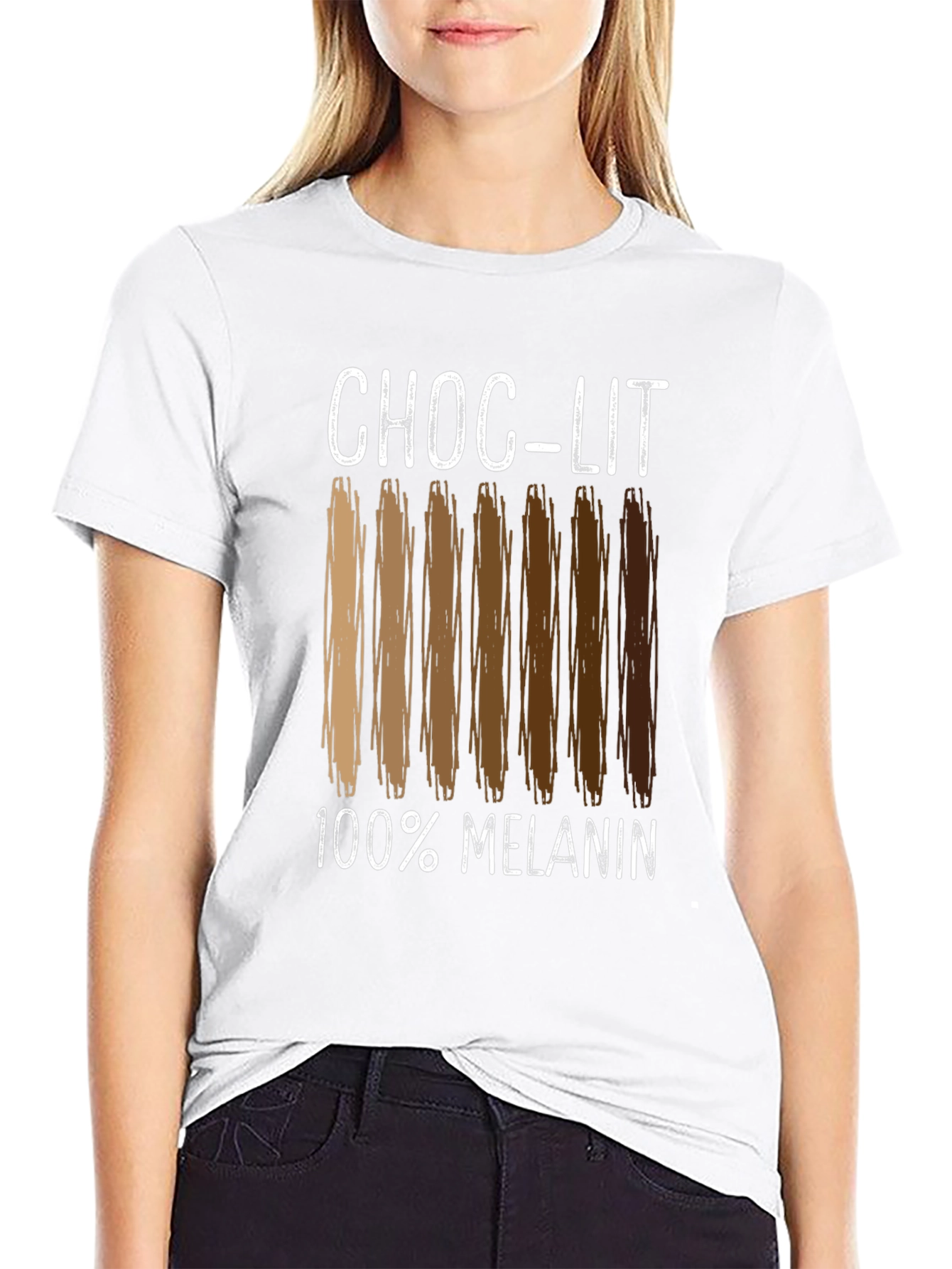 Choc-Lit 100% Melanin T-Shirt